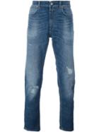 Closed Stonewashed Skinny Jeans, Men's, Size: 34, Blue, Cotton/spandex/elastane/polyester