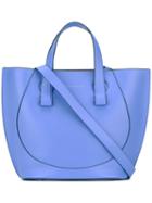 Victoria Beckham Shopper Tote, Women's, Blue, Leather