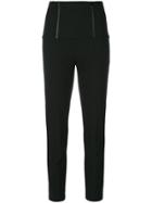 Tibi High-waisted Trousers - Black