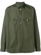 Oamc Tab-detail Shirt - Green