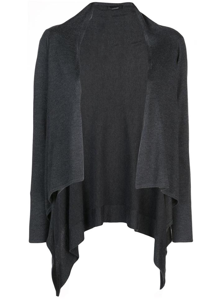 Natori Cashmere Blend Cardigan - Grey
