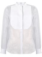 Loewe Sheer Bib Shirt - White