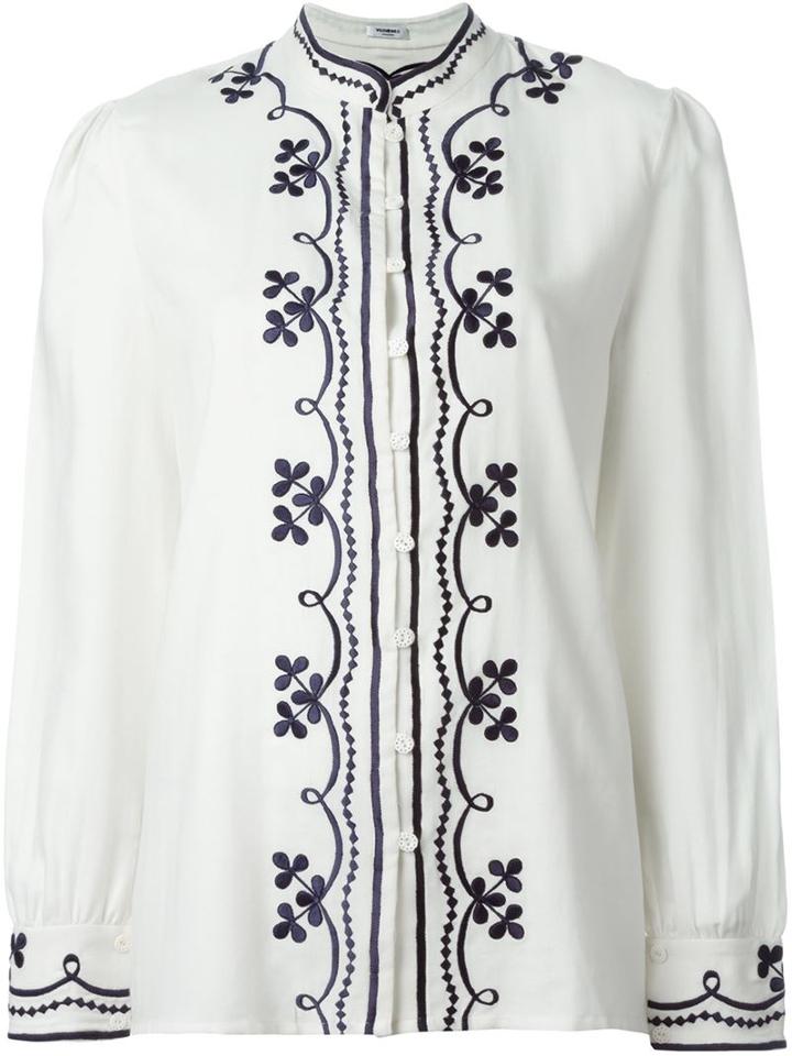 Vilshenko Embroidered Boho Blouse
