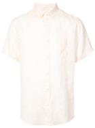Onia Short-sleeve Fitted Shirt - Pink & Purple