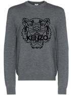 Kenzo Tiger Wool Jumper - Grey