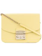 Furla Square Satchel Bag - Yellow & Orange