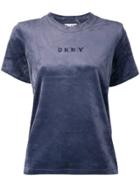 Dkny Embroidered Logo T-shirt - Blue
