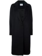 Charlie May Oversized Kimono Coat, Women's, Size: 6, Black, Virgin Wool/nylon/cashmere/cotton
