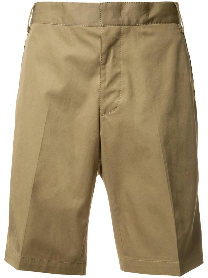 Lanvin Chino Shorts, Men's, Size: 52, Nude/neutrals, Cotton