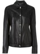 Versace Vintage Leather Jacket, Women's, Size: 42, Black