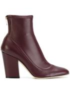 Sergio Rossi Heeled Ankle Boots - Red