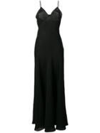 Aspesi Long Cami-styled Dress - Black