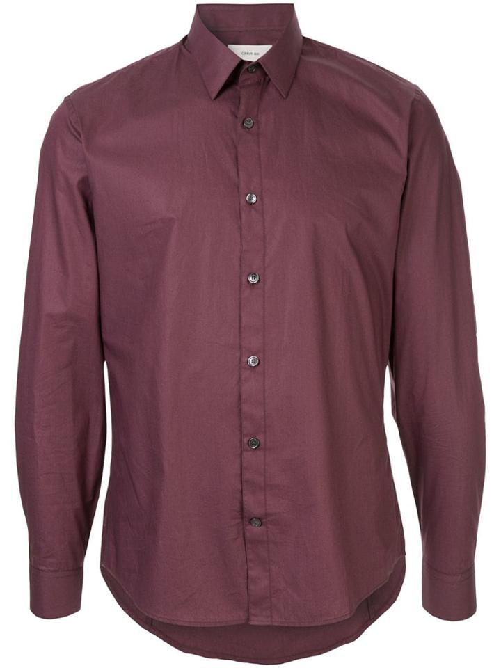 Cerruti 1881 Plain Fitted Shirt - Red