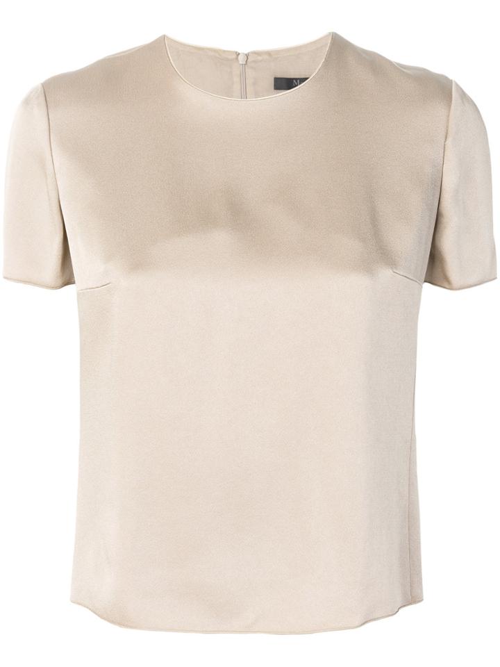 Max Mara Classic Shift Blouse - Nude & Neutrals