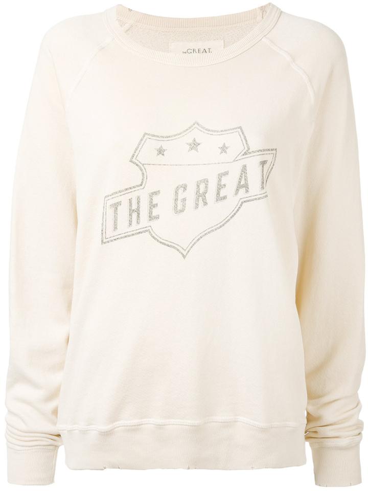 The Great - 'the Great' Sweatshirt - Women - Cotton - S, Nude/neutrals, Cotton