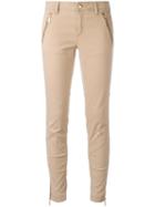 Michael Michael Kors Skinny Trousers, Women's, Size: 8, Nude/neutrals, Spandex/elastane/cotton
