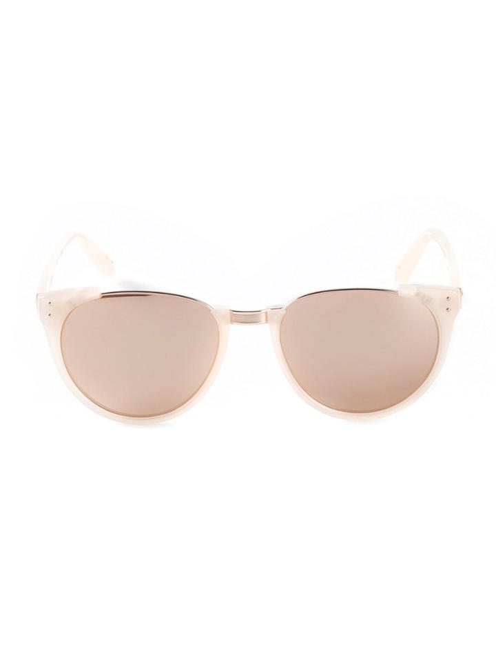 Linda Farrow 'linda Farrow 136' Sunglasses - Metallic