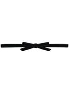 Philosophy Di Lorenzo Serafini - Bow Belt - Women - Leather/velvet - 42, Black, Leather/velvet