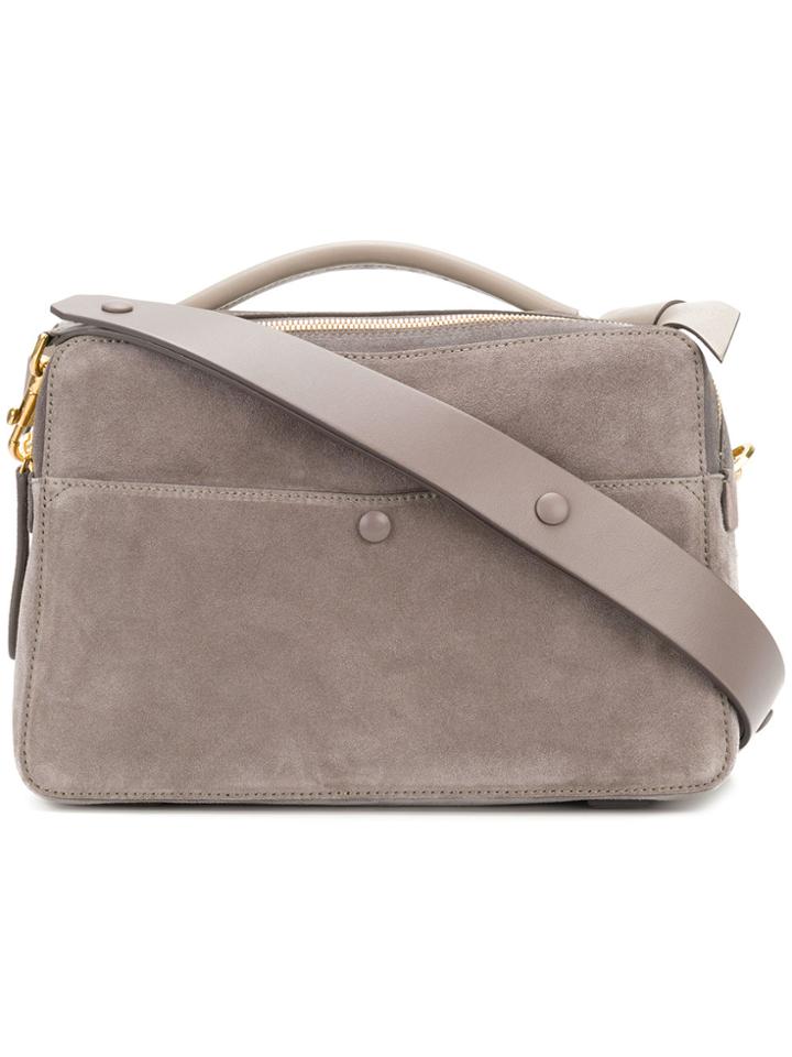 Anya Hindmarch Stack Top Handle Crossbody Bag - Grey