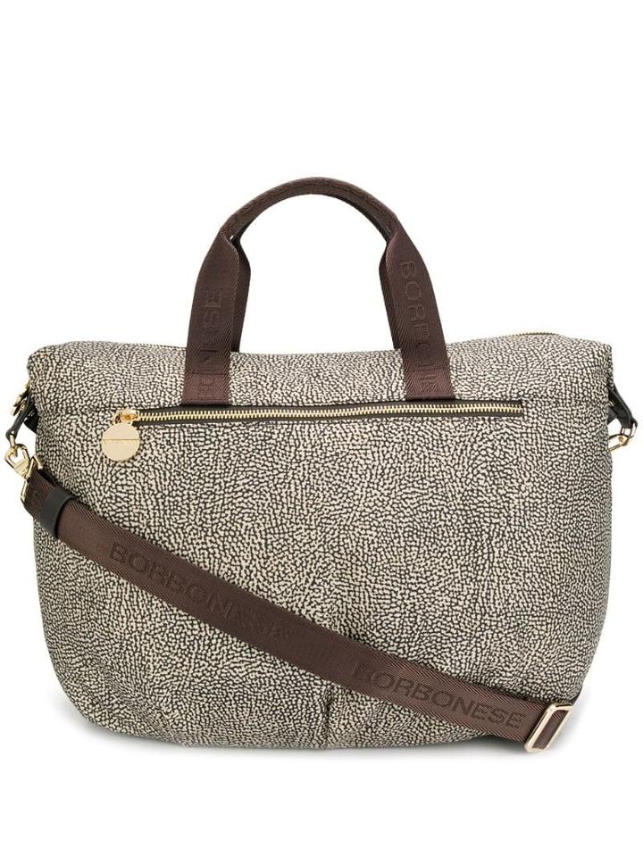 Borbonese Large Handbag - Neutrals