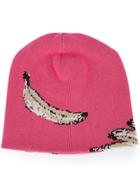 Baja East Banana Beanie - Pink & Purple