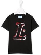 Lanvin Enfant Printed Logo T-shirt - Black