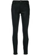7 For All Mankind Sheen Skinny Jeans - Black