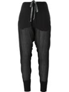 Lost & Found Rooms Drop-crotch Track Pants, Women's, Size: L, Black, Cotton