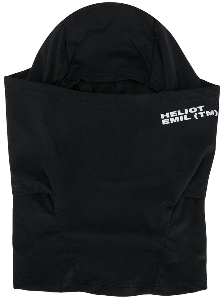 Heliot Emil Logo Face Mask - Black
