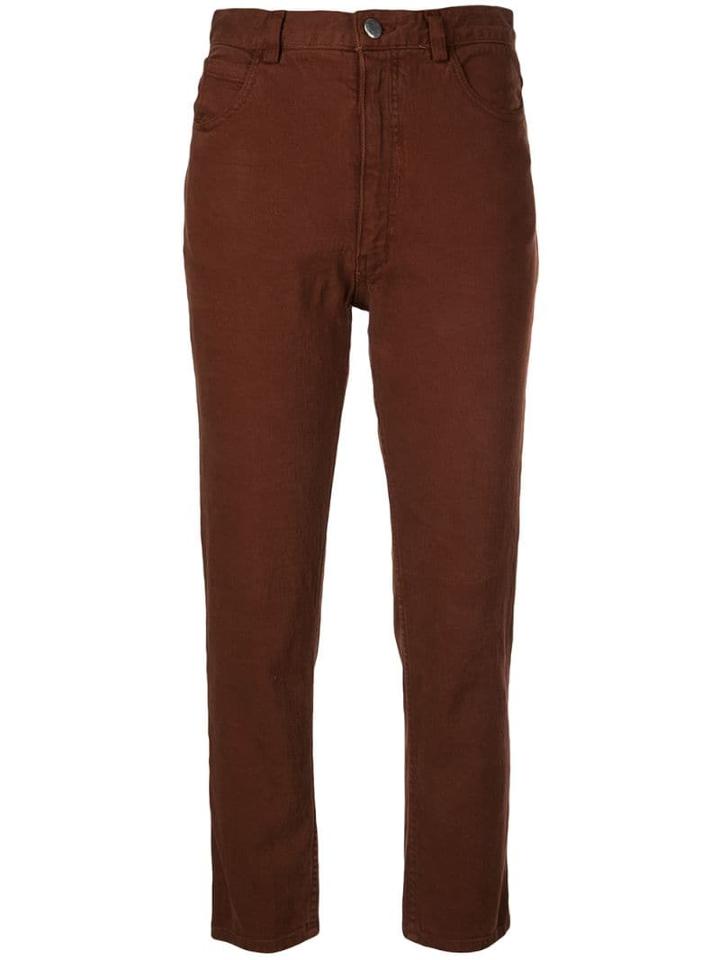 Rachel Comey Slim Fit Trousers - Brown