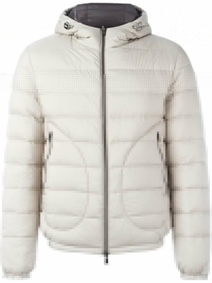 Herno Hooded Padded Jacket, Men's, Size: 58, Nude/neutrals, Polyamide/polyurethane/feather Down