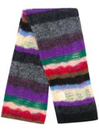 No21 Oversize Knitted Scarf - Black
