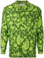 Yohji Yamamoto Vintage Floral Print Shirt - Green