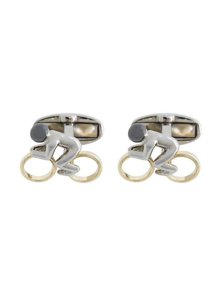Paul Smith Cyclist Cufflinks - Metallic