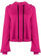 Unravel Project Ripped Detail Hoodie - Pink