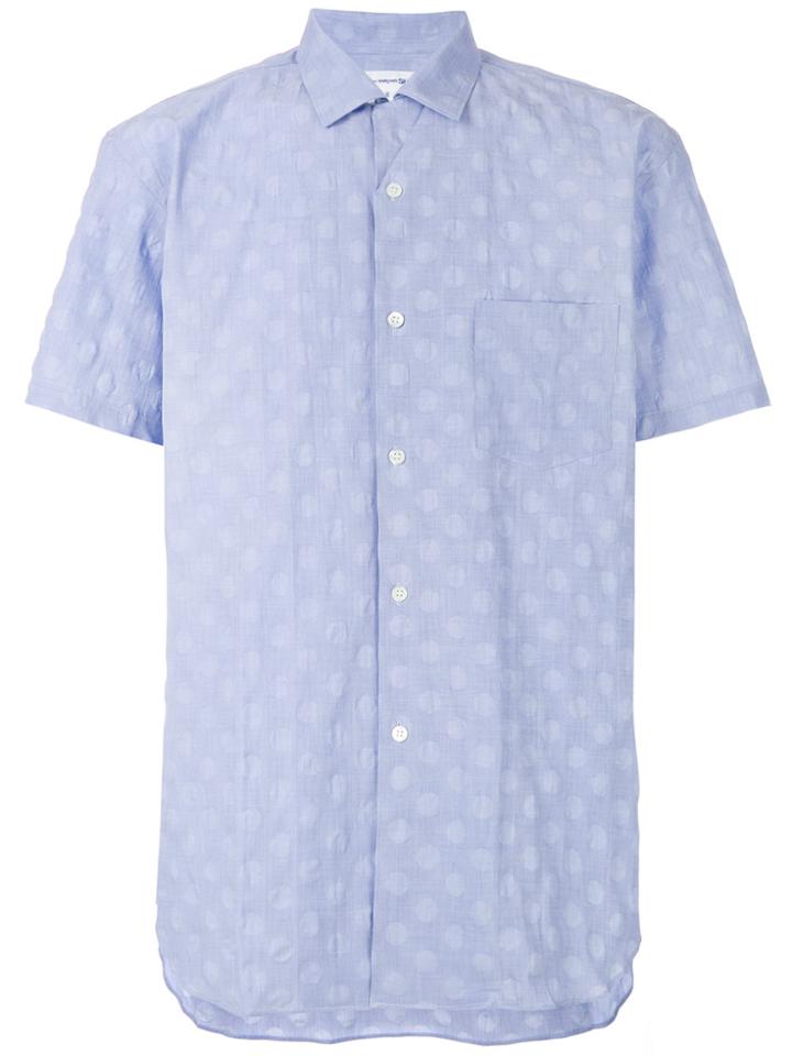 Comme Des Garçons Shirt Short Sleeved Shirt - Blue