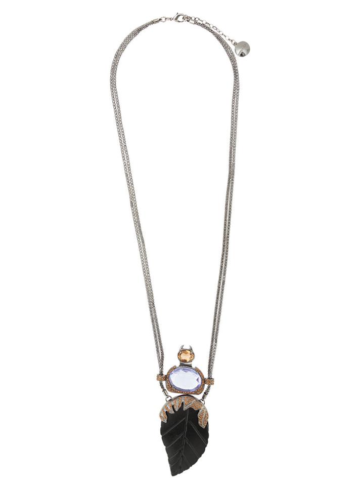Camila Klein Long Chain Necklace - Metallic