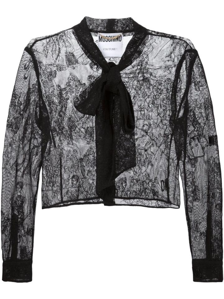 Moschino Lace Jacket - Black