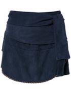 Rag & Bone Distressed Denim Shorts - Blue