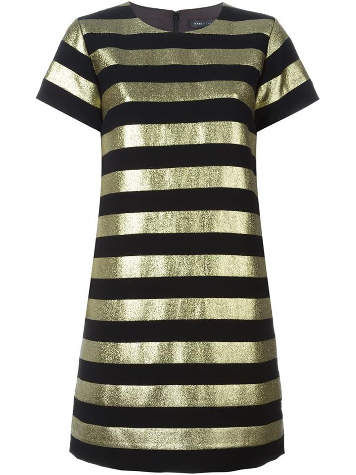 Marc By Marc Jacobs Metallic Striped Dress