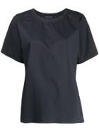 Sofie D'hoore Short-sleeve Flared Blouse - Blue