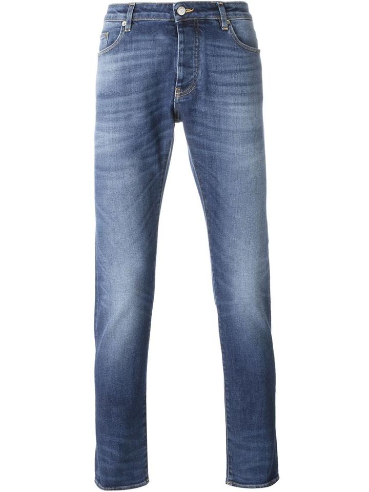 Golden Goose Deluxe Brand Slim Fit Jeans, Men's, Size: 31, Blue, Cotton/spandex/elastane