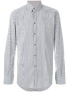 Dolce & Gabbana Striped Slim Fit Shirt - Black
