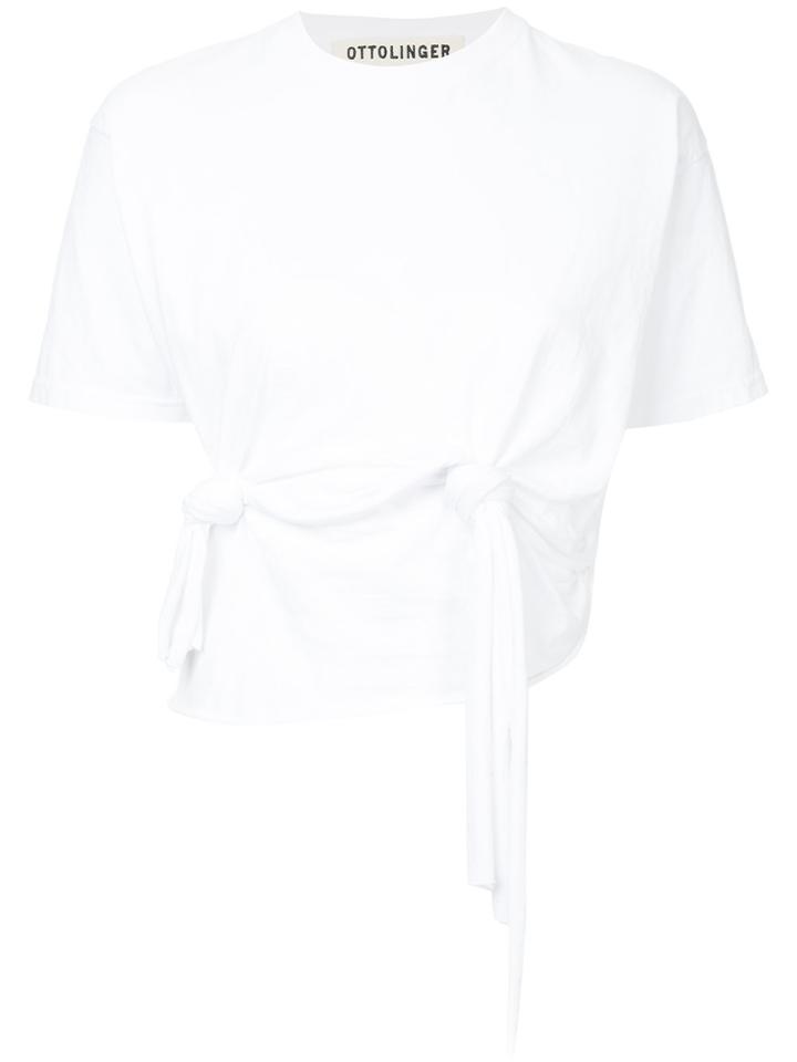 Ottolinger Front Knot T-shirt - White