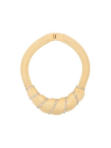 Nina Ricci Pre-owned 1980s Nina Ricci Dramatic Collar - Metallic