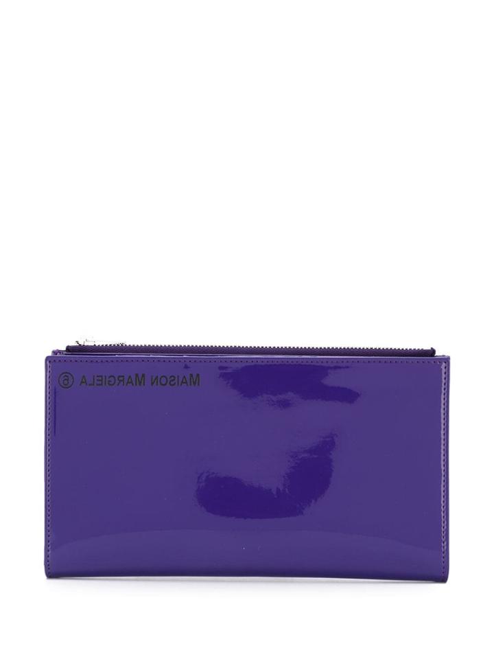 Mm6 Maison Margiela Rectangular Wallet - Purple