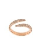 Eva Fehren Diamond Embellished Midi Ring - Neutrals
