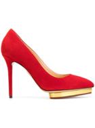 Charlotte Olympia Debbie Platform Pumps - Red