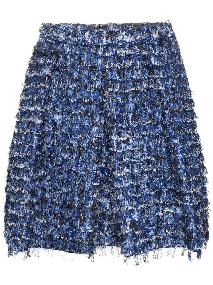 Proenza Schouler Re Edition Fil Coupe Mini Skirt - Blue