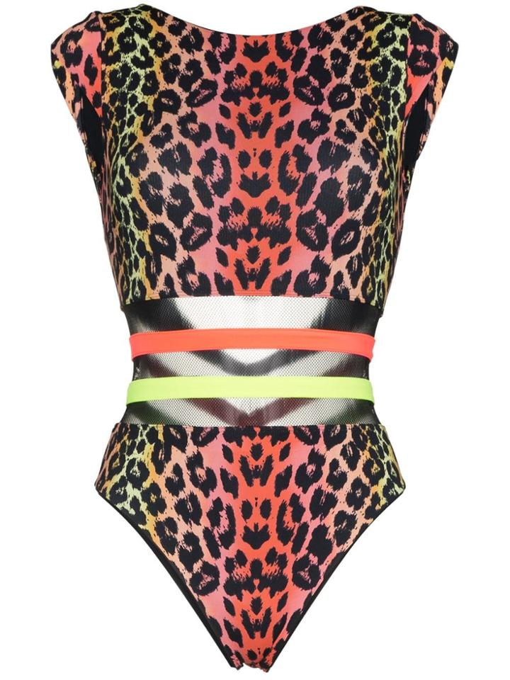 Agent Provocateur Zenaya Leopard Print Swimsuit - Multicolour